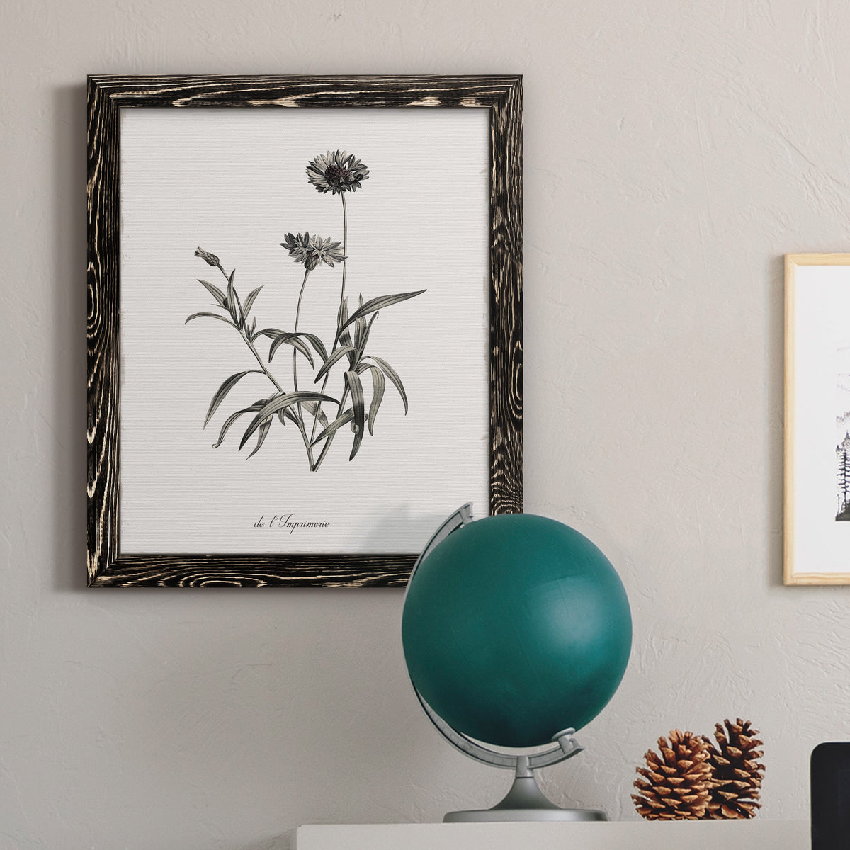 Sketchbook Imperial - Barnwood Framed Canvas Print
