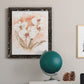 White and Coral Orchid I - Barnwood Framed Canvas Print