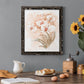 White and Coral Orchid II - Barnwood Framed Canvas Print