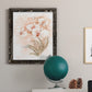 White and Coral Orchid II - Barnwood Framed Canvas Print
