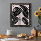 Potted Plant I - Barnwood Framed Canvas Print