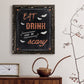 Be Scary - Barnwood Framed Canvas Print