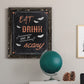 Be Scary - Barnwood Framed Canvas Print