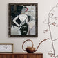Fashion Mosaic II - Barnwood Framed Canvas Print