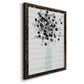 Bouquet of Black & White - Barnwood Framed Canvas Print