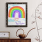 You Are My Rainbow - Barnwood Framed Canvas Print