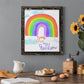 You Are My Rainbow - Barnwood Framed Canvas Print