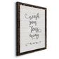 Wash Fears - Barnwood Framed Canvas Print