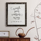 Wash Worries - Barnwood Framed Canvas Print