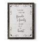 Six Feet - Barnwood Framed Canvas Print