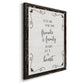 Six Feet - Barnwood Framed Canvas Print