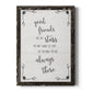 Always There - Barnwood Framed Canvas Print
