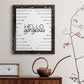 Hello Gorgeous - Barnwood Framed Canvas Print