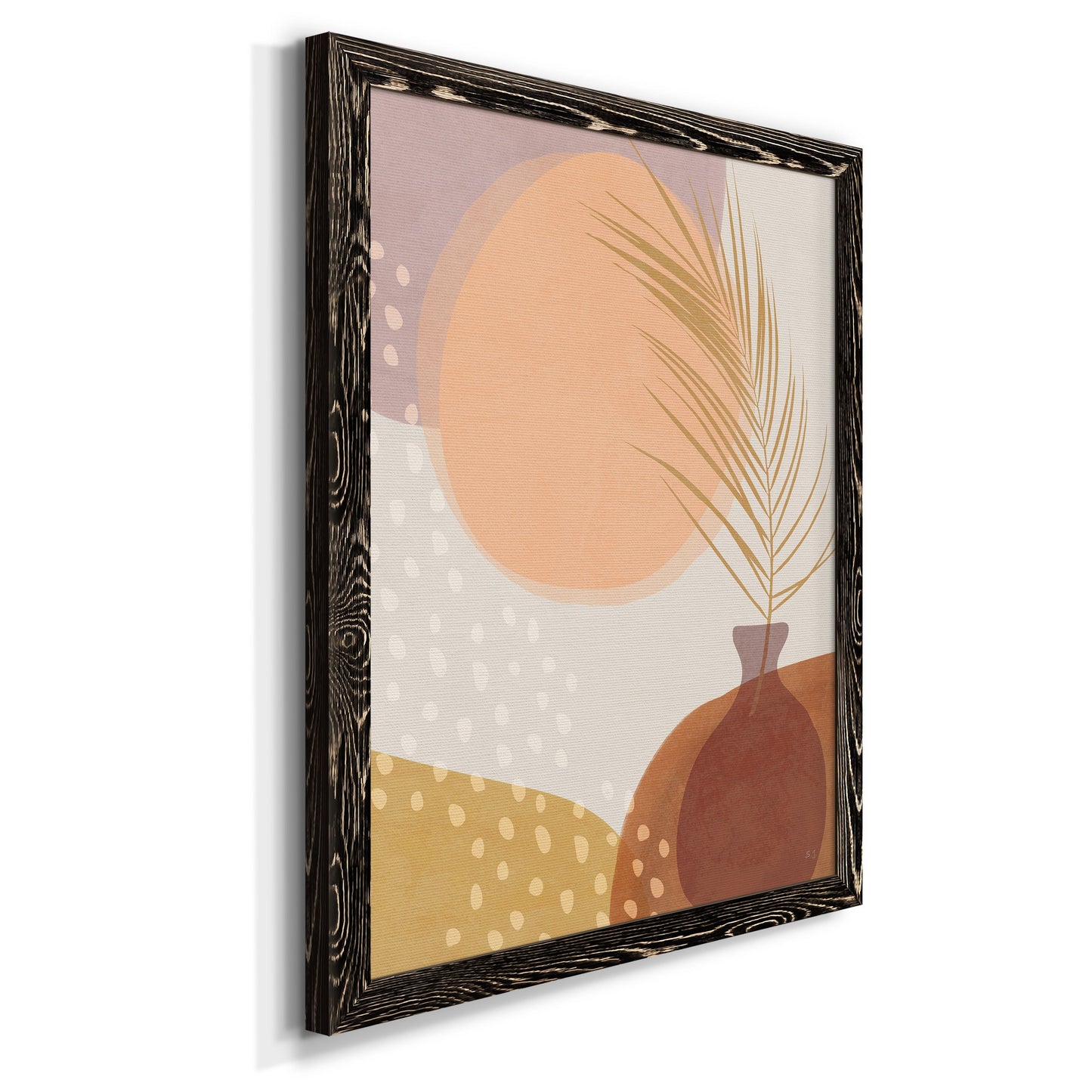 Sedona Sunset - Barnwood Framed Canvas Print