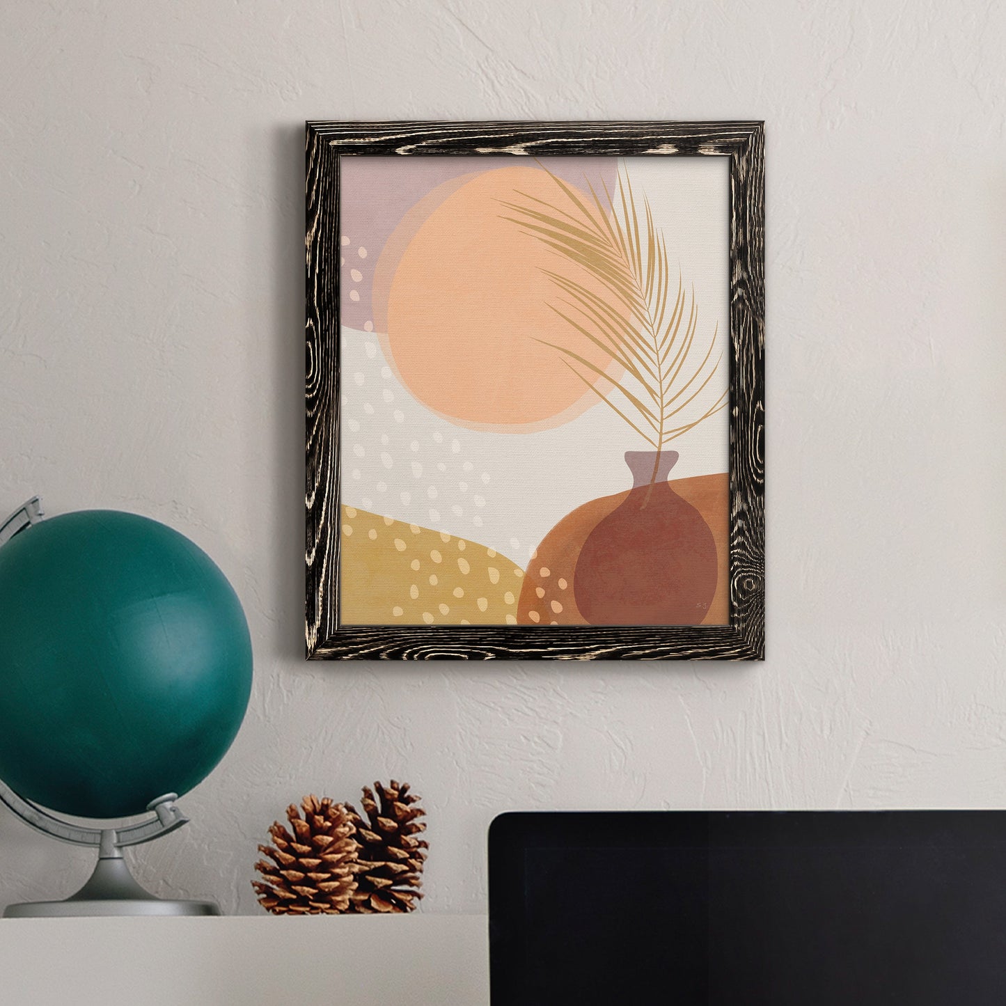 Sedona Sunset - Barnwood Framed Canvas Print