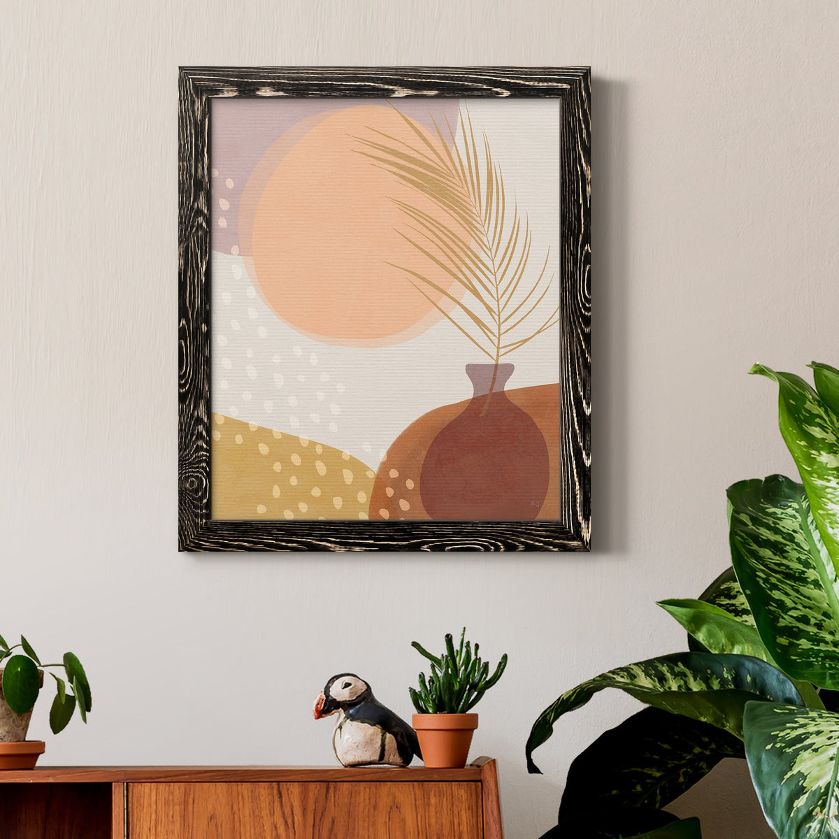 Sedona Sunset - Barnwood Framed Canvas Print