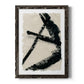 Lines Crossed I - Barnwood Framed Canvas Print