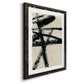 Lines Crossed III - Barnwood Framed Canvas Print