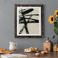 Lines Crossed III - Barnwood Framed Canvas Print