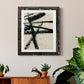 Lines Crossed III - Barnwood Framed Canvas Print