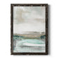 Summer Teal I - Barnwood Framed Canvas Print