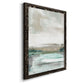 Summer Teal I - Barnwood Framed Canvas Print