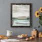 Summer Teal I - Barnwood Framed Canvas Print