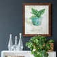 Potted Basil - Barnwood Framed Canvas Print