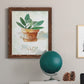 Potted Sage - Barnwood Framed Canvas Print