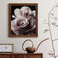 Rose Noir II - Barnwood Framed Canvas Print