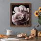 Rose Noir II - Barnwood Framed Canvas Print