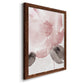 Blush Bloom I - Barnwood Framed Canvas Print