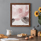 Blush Bloom I - Barnwood Framed Canvas Print