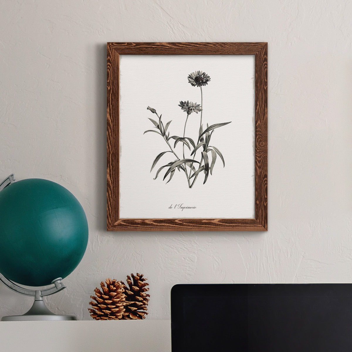 Sketchbook Imperial - Barnwood Framed Canvas Print