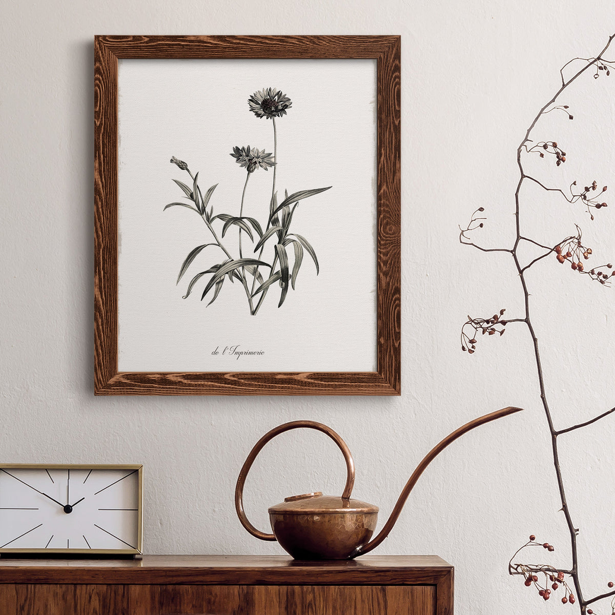Sketchbook Imperial - Barnwood Framed Canvas Print