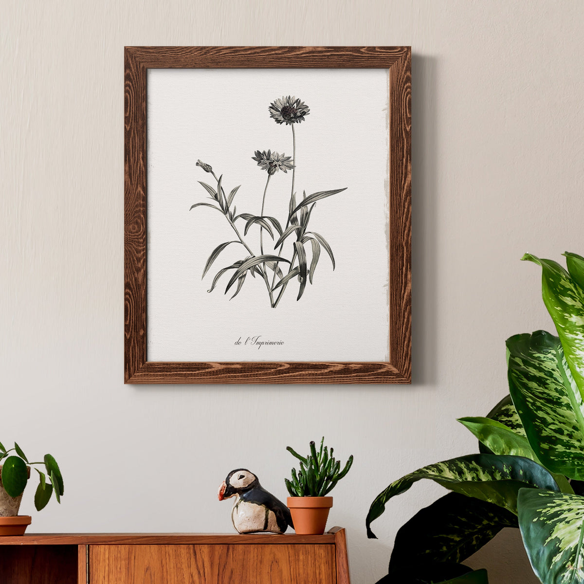 Sketchbook Imperial - Barnwood Framed Canvas Print