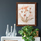 White and Coral Orchid I - Barnwood Framed Canvas Print
