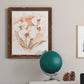 White and Coral Orchid I - Barnwood Framed Canvas Print