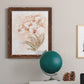 White and Coral Orchid II - Barnwood Framed Canvas Print