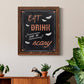 Be Scary - Barnwood Framed Canvas Print