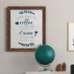 Coffee & Wine - Barnwood Framed Canvas Print