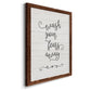 Wash Fears - Barnwood Framed Canvas Print