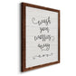 Wash Worries - Barnwood Framed Canvas Print
