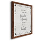 Six Feet - Barnwood Framed Canvas Print