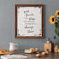 Always There - Barnwood Framed Canvas Print