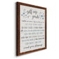 Guide to Self Care - Barnwood Framed Canvas Print