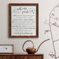 Guide to Self Care - Barnwood Framed Canvas Print