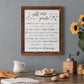 Guide to Self Care - Barnwood Framed Canvas Print