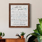Guide to Self Care - Barnwood Framed Canvas Print