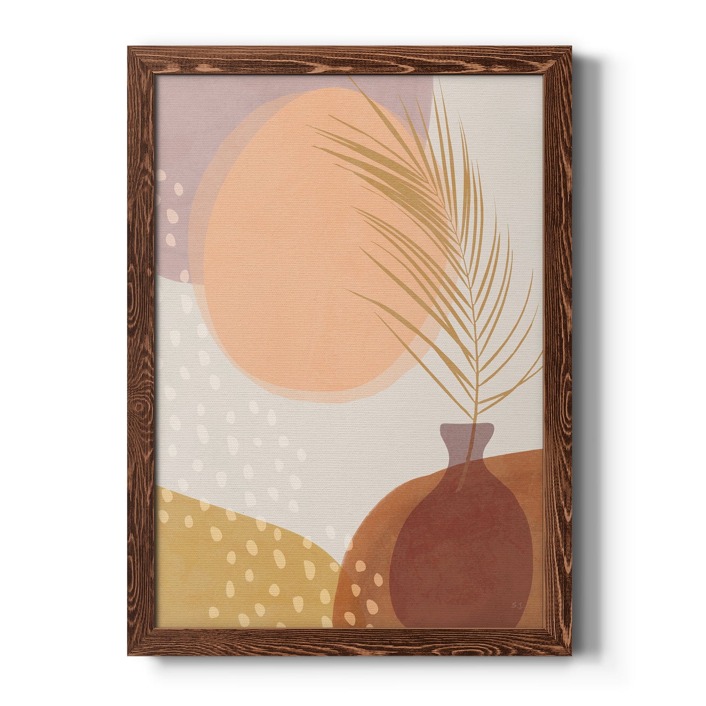 Sedona Sunset - Barnwood Framed Canvas Print